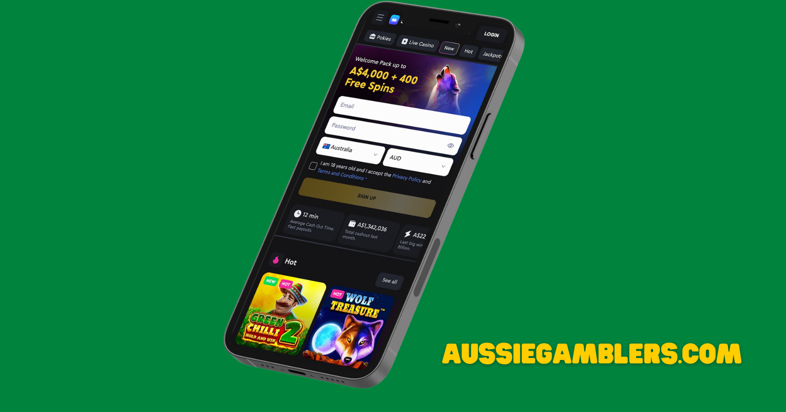 Australian casino apps banner
