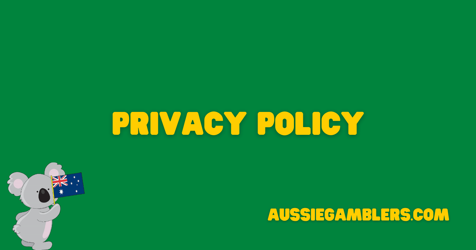 Privacy Policy banner
