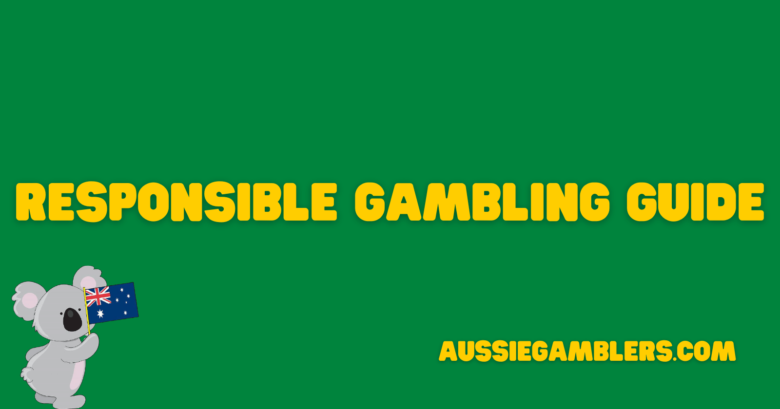 Responsible gambling guide banner