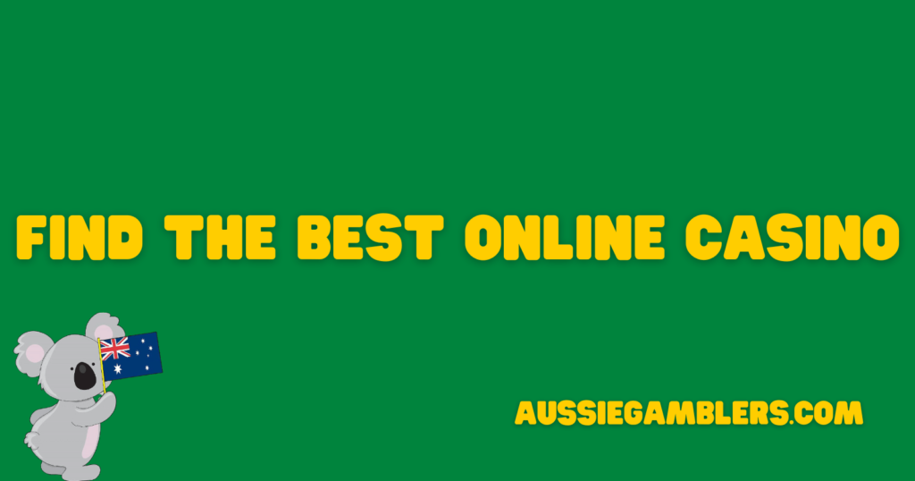 How to find the best online casino in AU banner